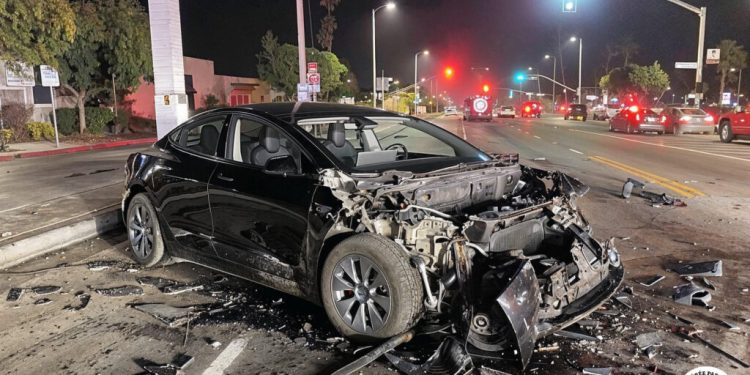 un automobiliste endormi au volant de sa tesla cause un accident, nécessitant l'intervention de la police. découvrez les détails de cet incident.