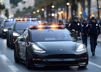 la tesla de la police de zaventem est de nouveau en service, offrant performance et technologies avancées pour assurer la sécurité locale.